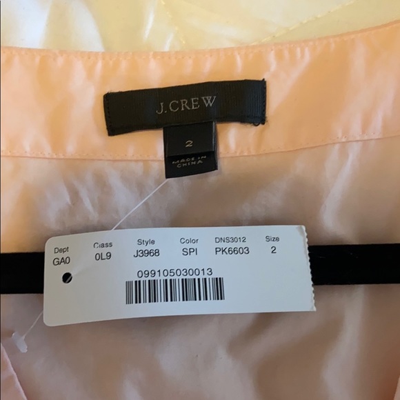 Adorable light pink top from J. Crew! Size 2 - Picture 3 of 3